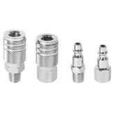 Juego de 4 conectores 1/4" npt para compresor pretul